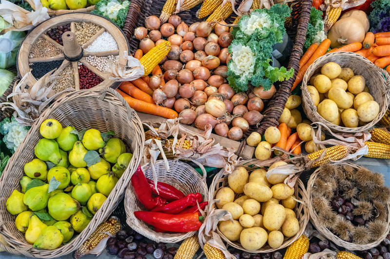 Prepared produce products in a production environment